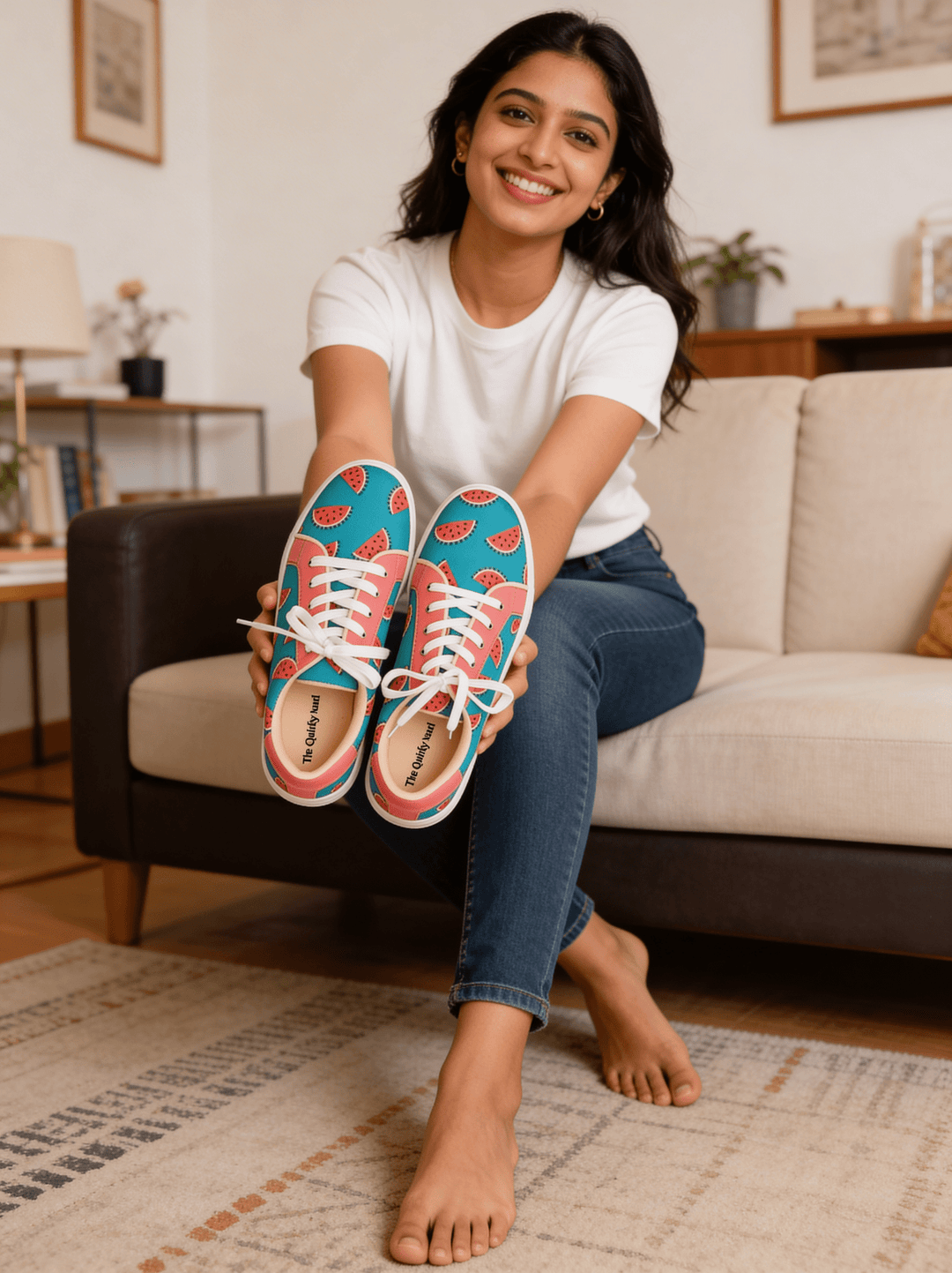 Watermelon Sugar Sneakers - The Quirky Naari