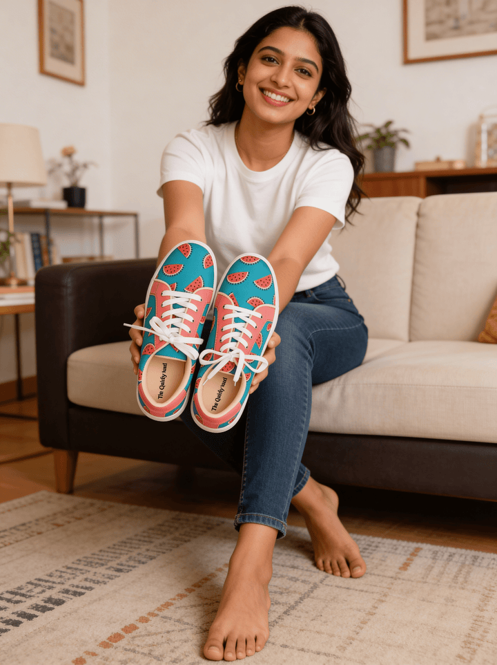 Watermelon Sugar Sneakers - The Quirky Naari