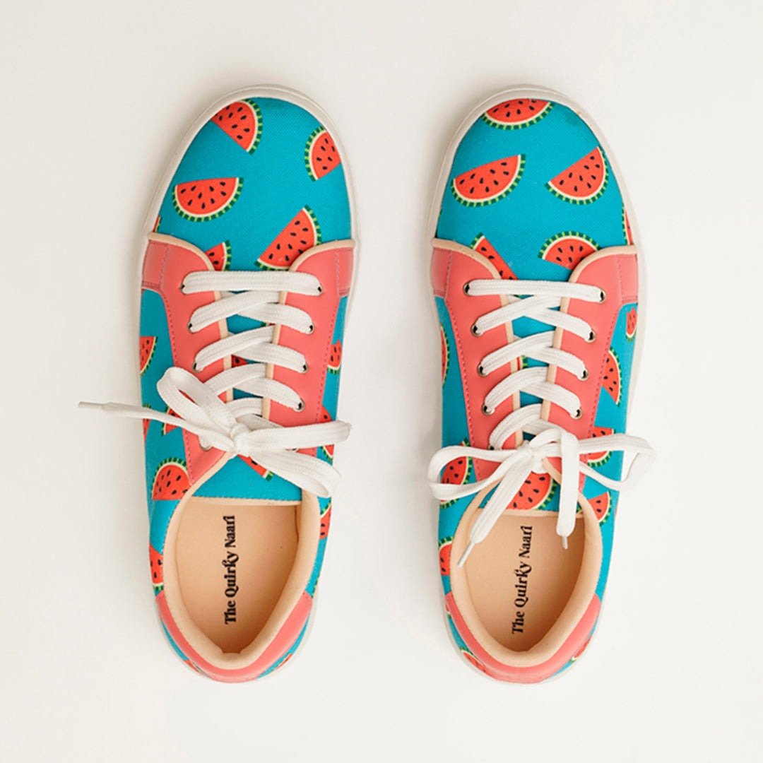 Watermelon Sugar Sneakers - The Quirky Naari