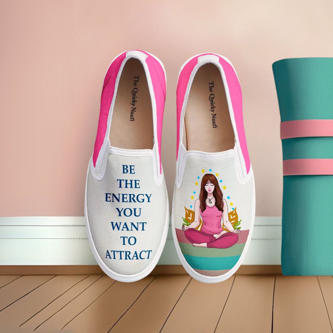Yoga Girl Slipons - The Quirky Naari