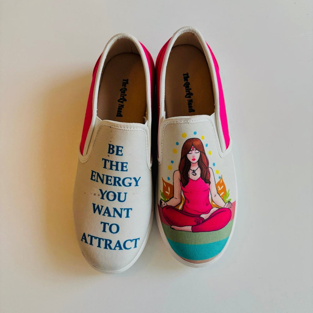 Yoga Girl Slipons - The Quirky Naari