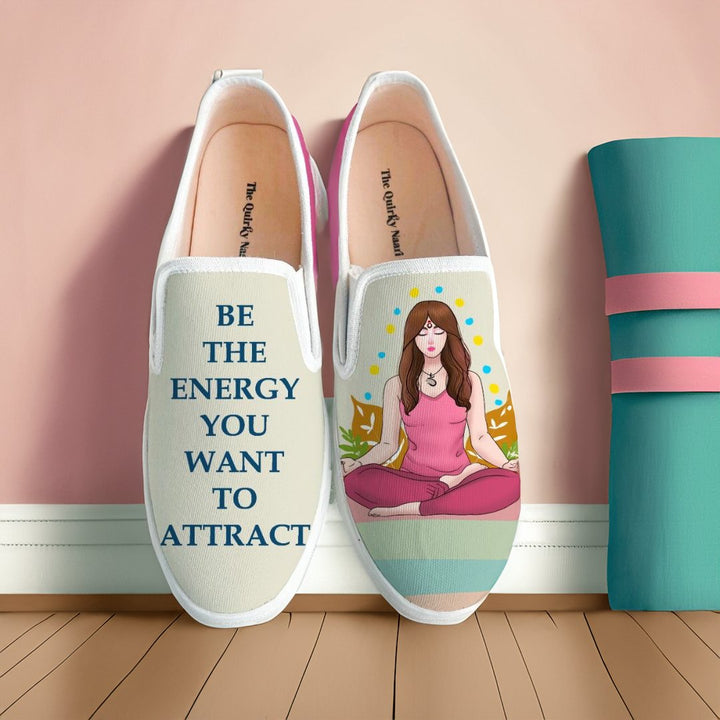 Yoga Girl Slipons - The Quirky Naari