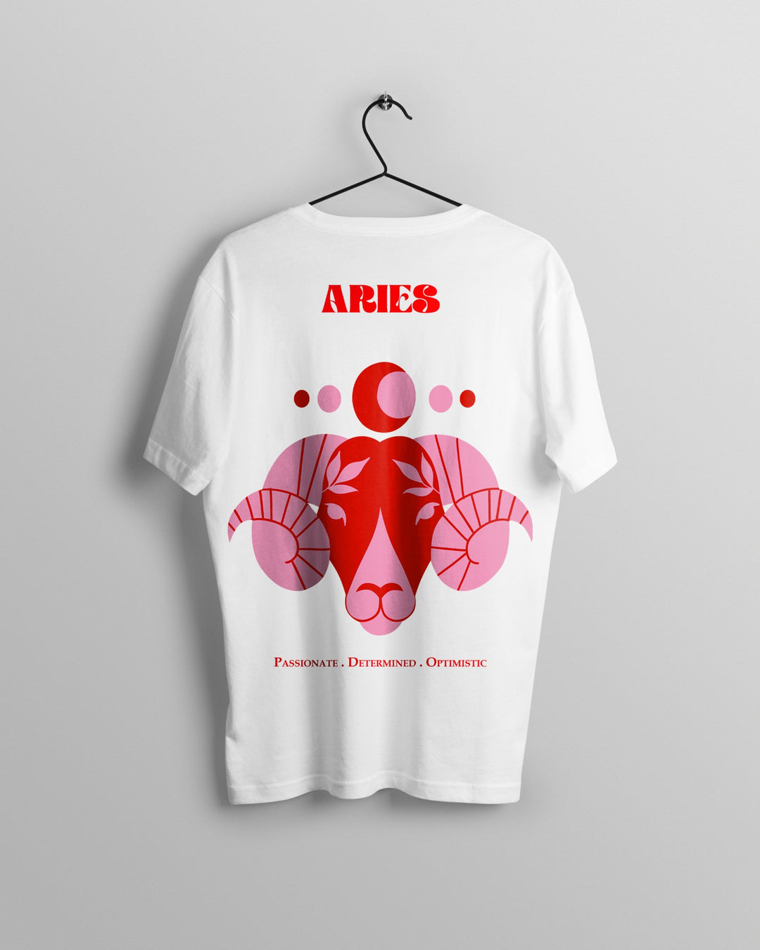 Zodiac T-shirt - Aries - The Quirky Naari