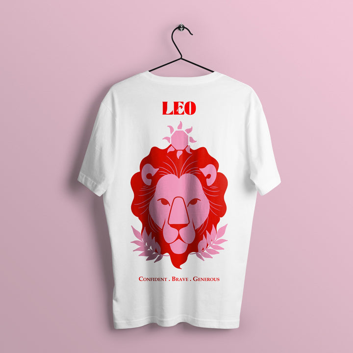 Zodiac T-shirt - Leo - The Quirky Naari