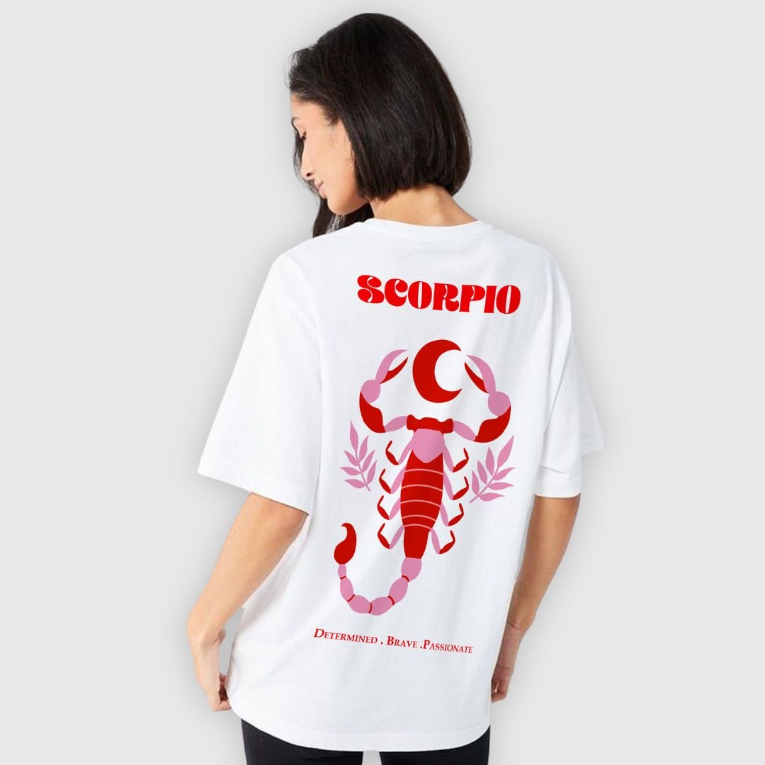 Zodiac T-shirt - Scorpio - The Quirky Naari