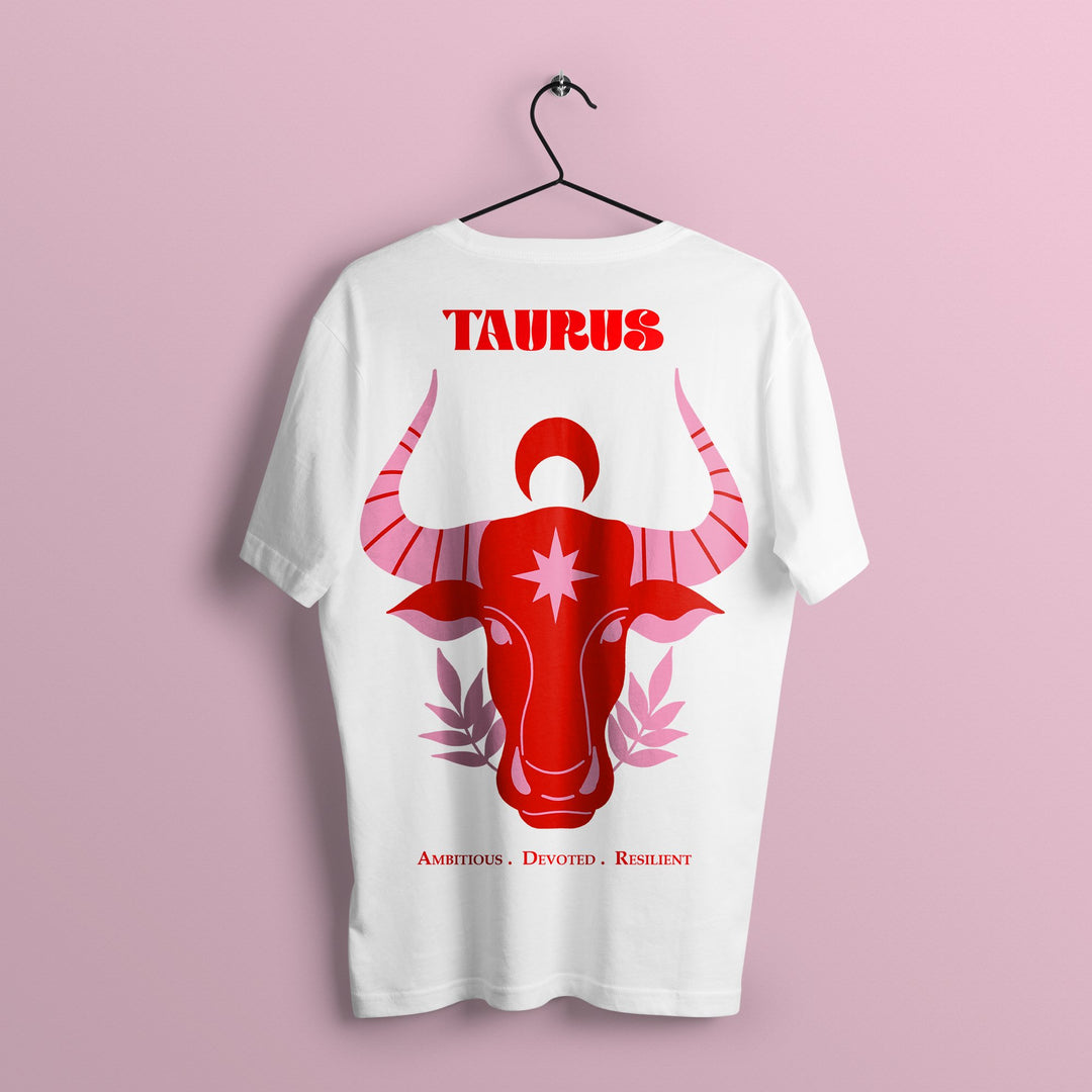Zodiac T-shirt - Taurus - The Quirky Naari
