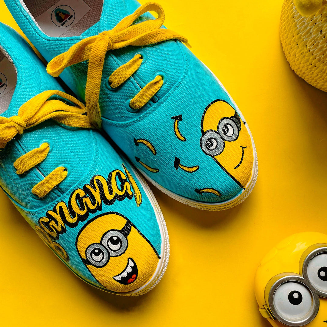 Bello Minion Yellow Sneakers - The Quirky Naari