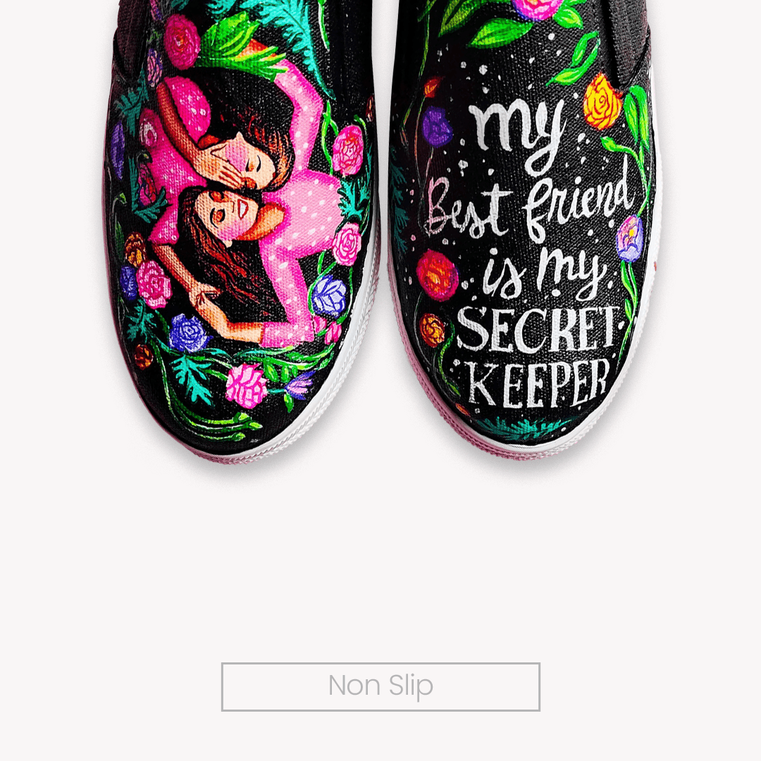 Best Friend Forever Slipon - The Quirky Naari