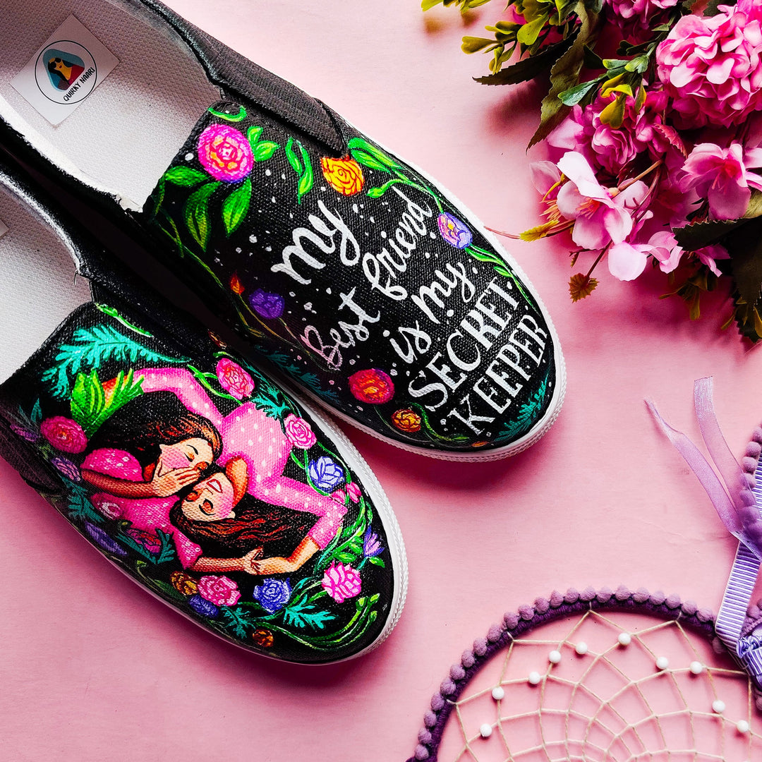 Best Friend Forever Slipon - The Quirky Naari