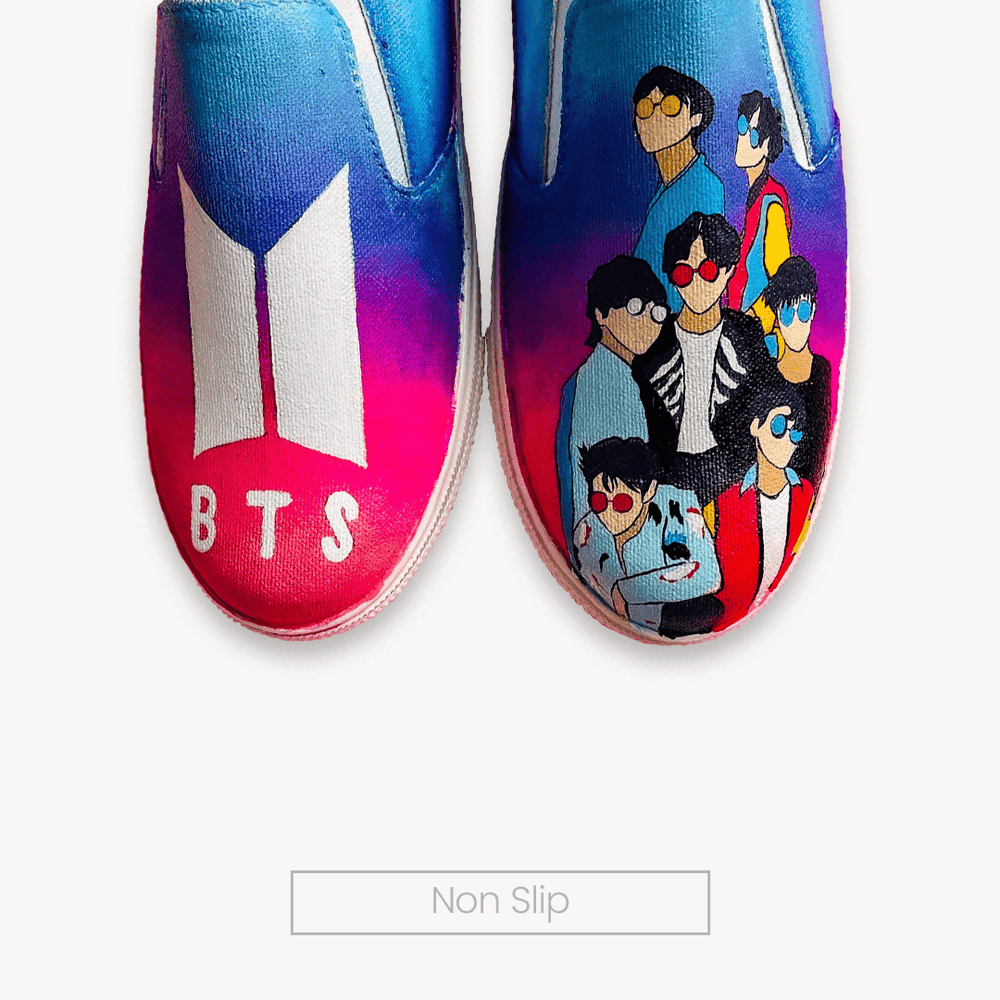 BTS Slipons - The Quirky Naari