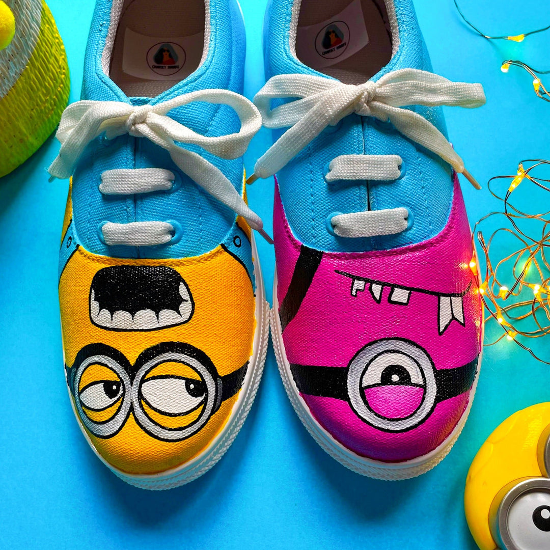 Crazy Minion Sneakers - The Quirky Naari