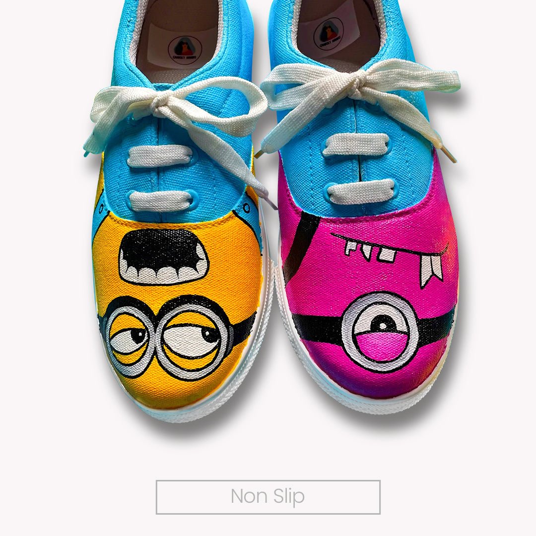 Crazy Minion Sneakers - The Quirky Naari